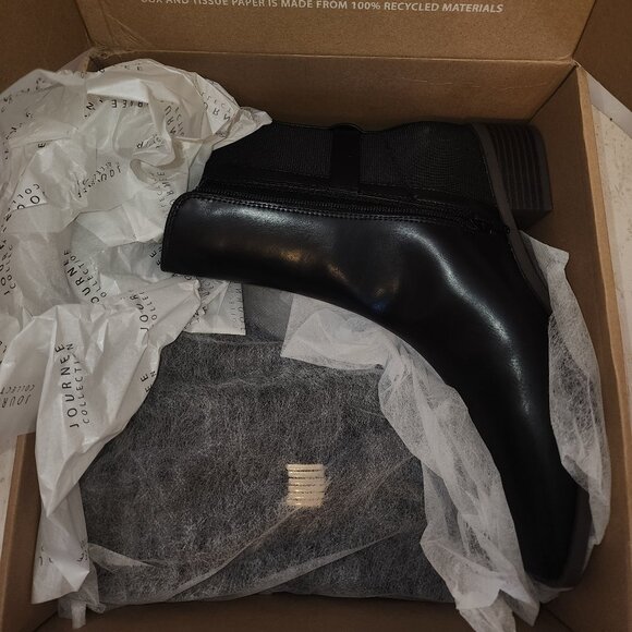 Journee Collection Womens Aub Black from Macy’s -c011 - Picture 8 of 8